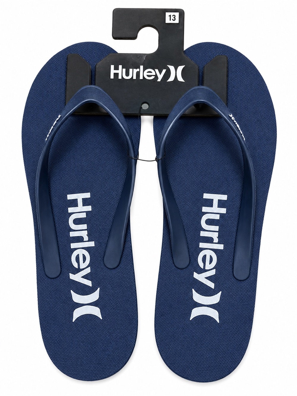 Hurley Navy Blue Men's Logo Flip-Flops